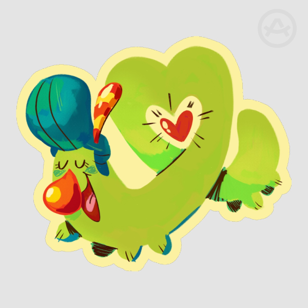“Love Bug!” Howdy Pillar Sticker | Welcome Home