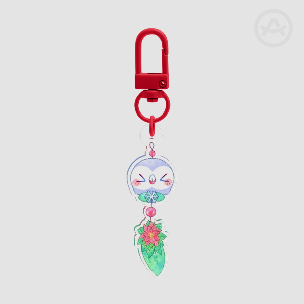 Rowlet Furin Winter Keychain