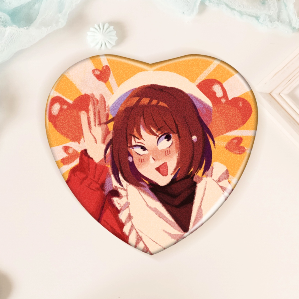 Skip and Loafer MITSUMI IWAKURA Heart Shape Badges