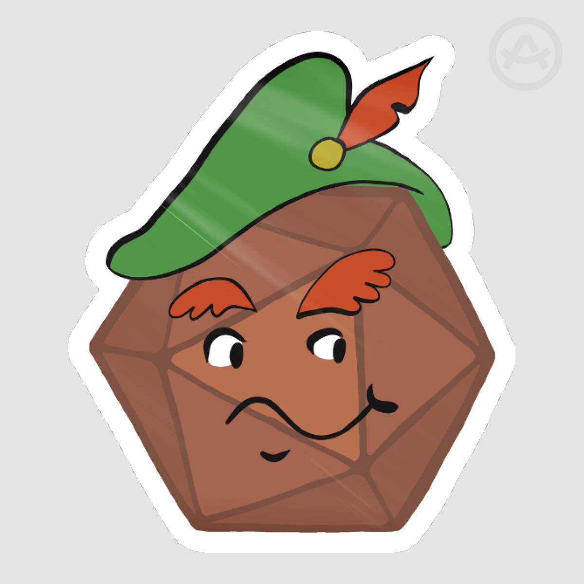 Dice Face Ranger Die Cut Stickers