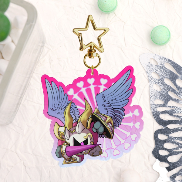 Aeon Hero Galacta Knight - Acrylic Keychain (Kirby)