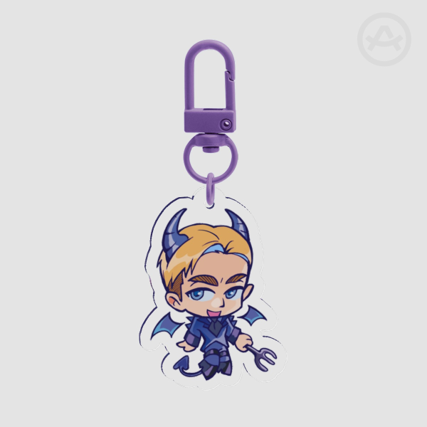 Erwin Devil Acrylic Keychain