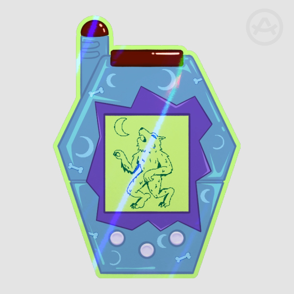 Werewolf Tamagotchi - sticker