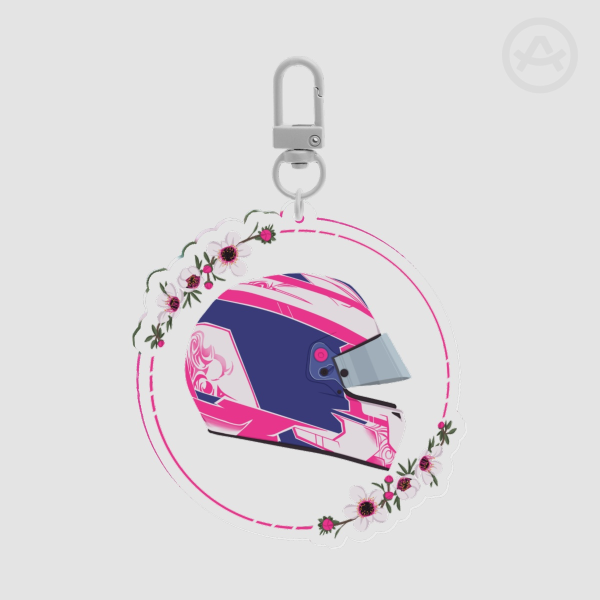 Liam Lawson 2025 Helmet Keychain || F1 Fanart