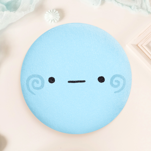 Blu Plush Badge