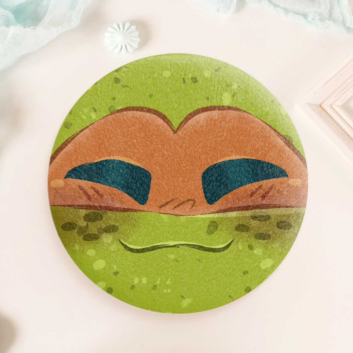 '12 Orange Jokester - Plush Badge