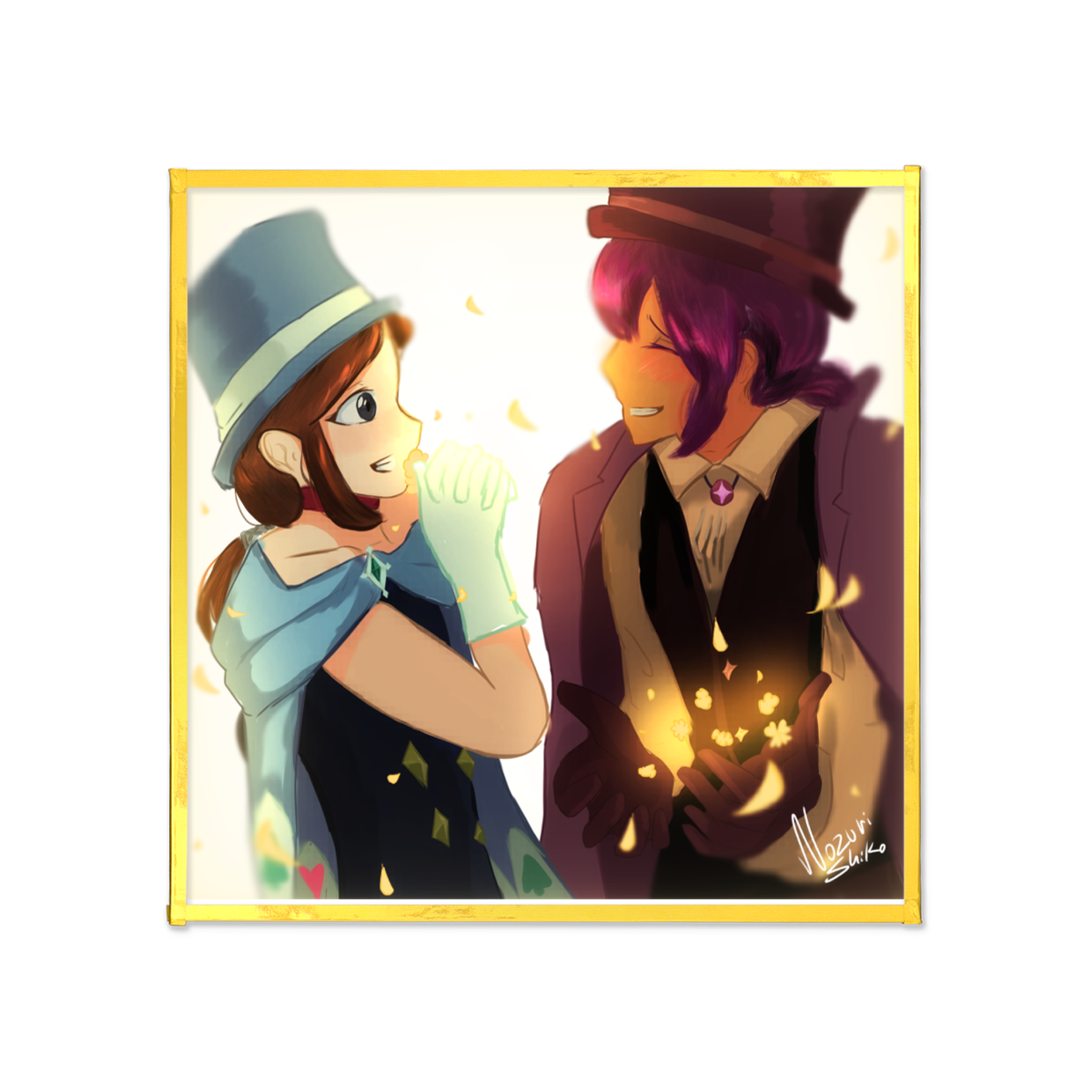 Trucy Wright x Maki Kraft (Maucy) Ace Attorney OC x Canon | Gyakuten Saiban