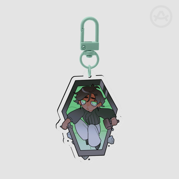 Marius coffin keychain