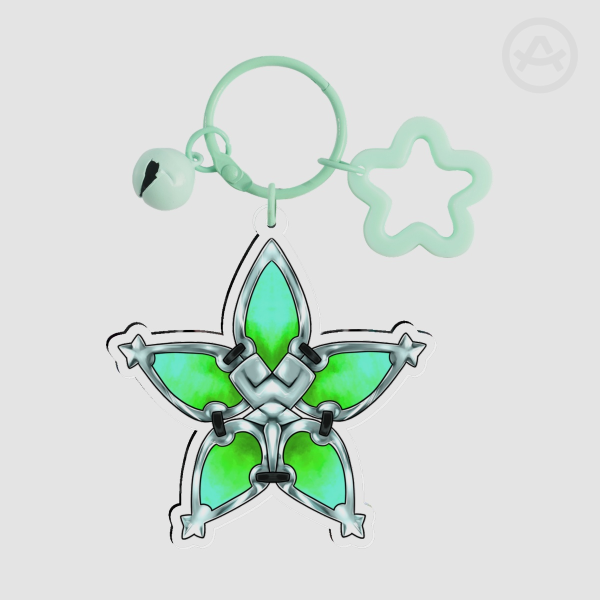 Kingdom hearts - Wayfinder Keychain Jade