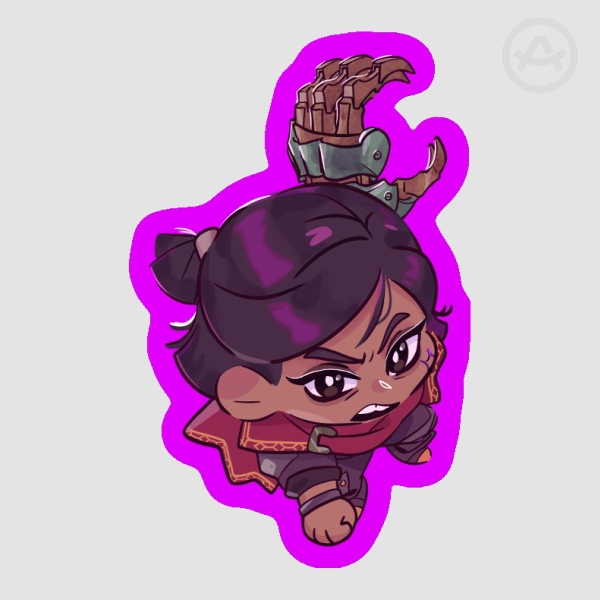 [Arcane] S1 Sevika Die Cut Sticker