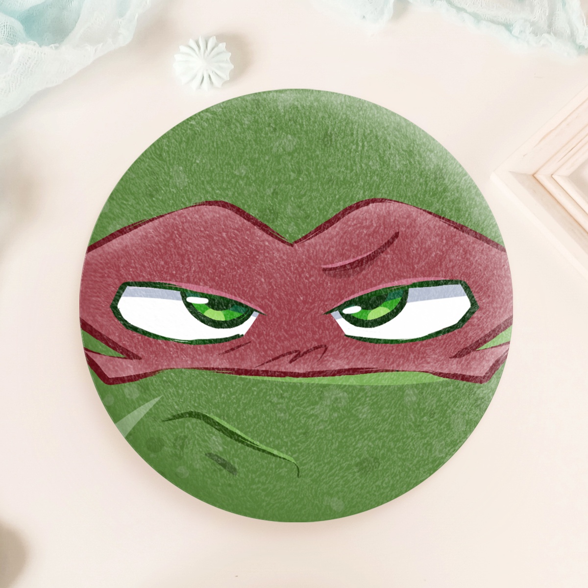 '12 Red Muscle - Plush Badge