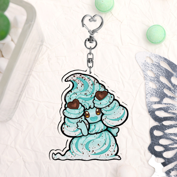 Alcremie Clear Acrylic Keychain