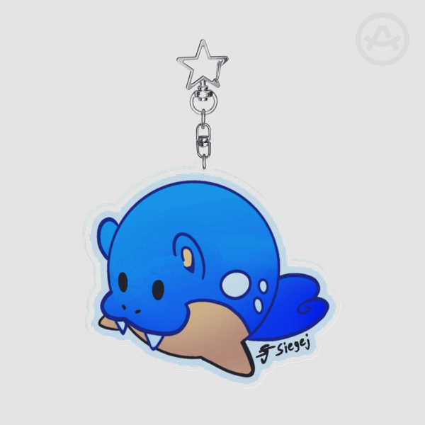 Spheal Clear Acrylic Keychain