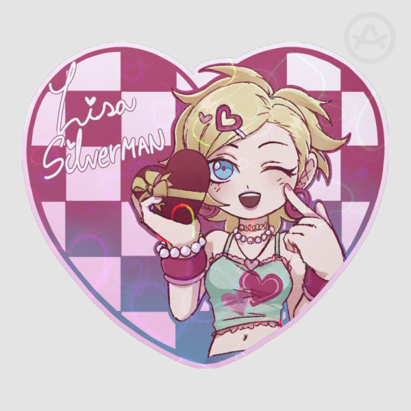 Lisa Heart Sticker