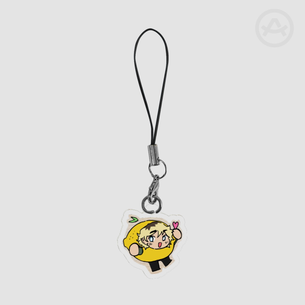 "This is not a love story" Lemon Guy Phone Charm