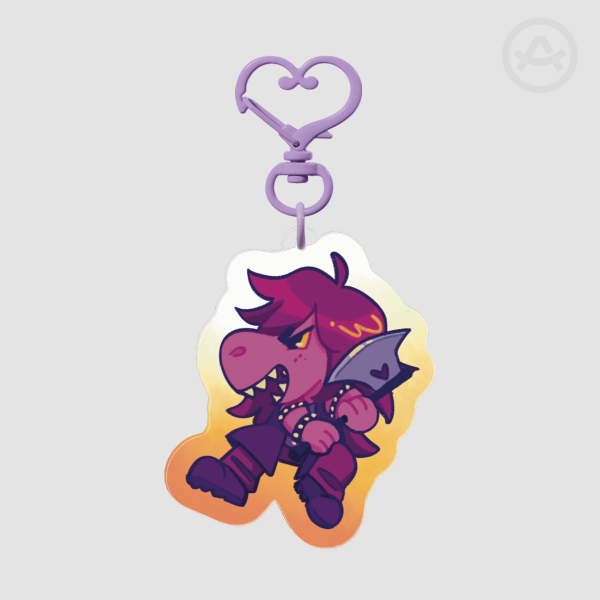 DELTARUNE - Susie Acrylic Keychain