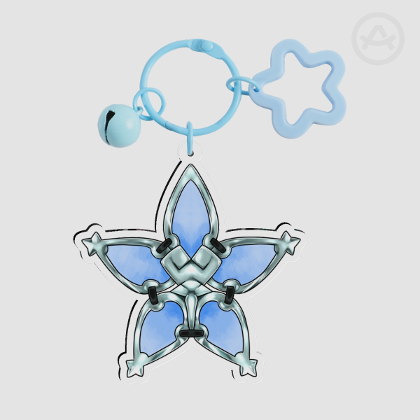 Kingdom hearts - Wayfinder Keychain Baby blue