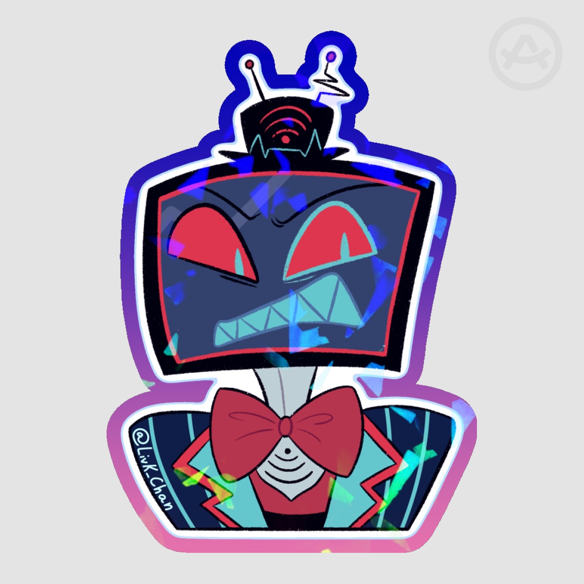 Vox Colored Edge Die Cut Stickers