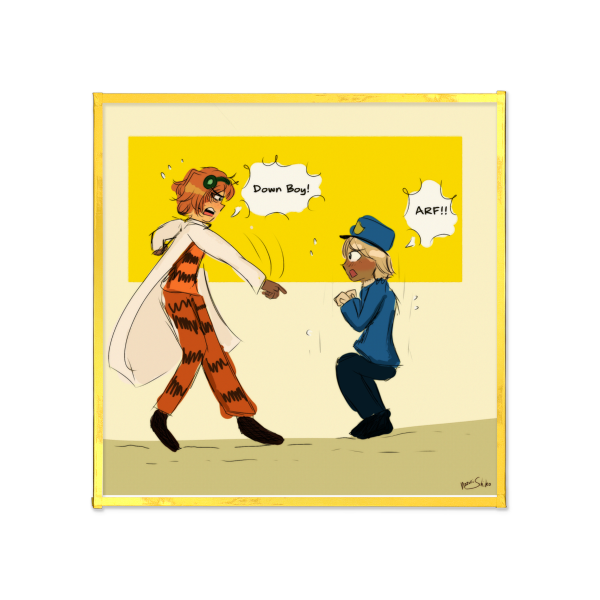 Down Boy! (Detey , Human! Dogman x Petey) Shikishi