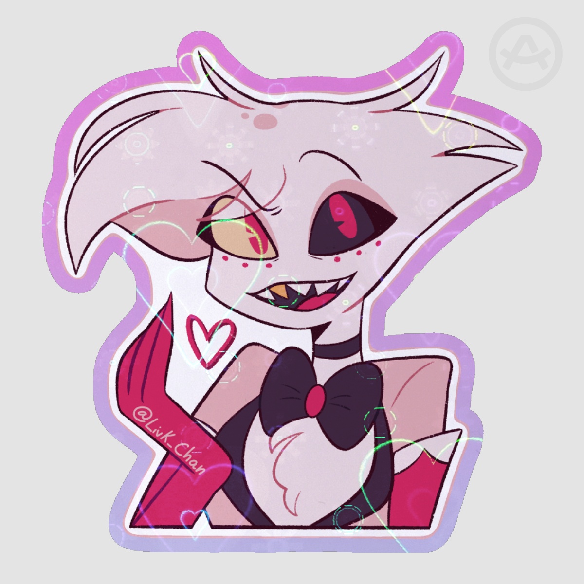 Angel Dust Colored Edge Die Cut Stickers