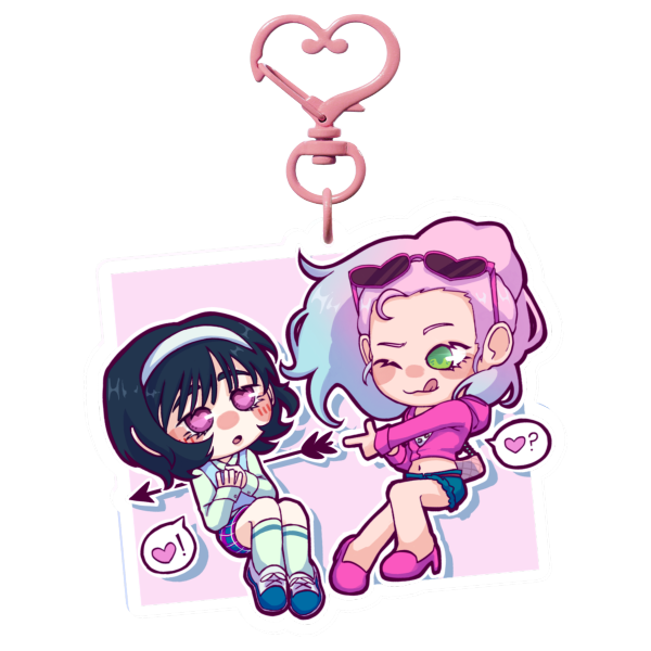 Alien Stage Mizi + Sua Keychain