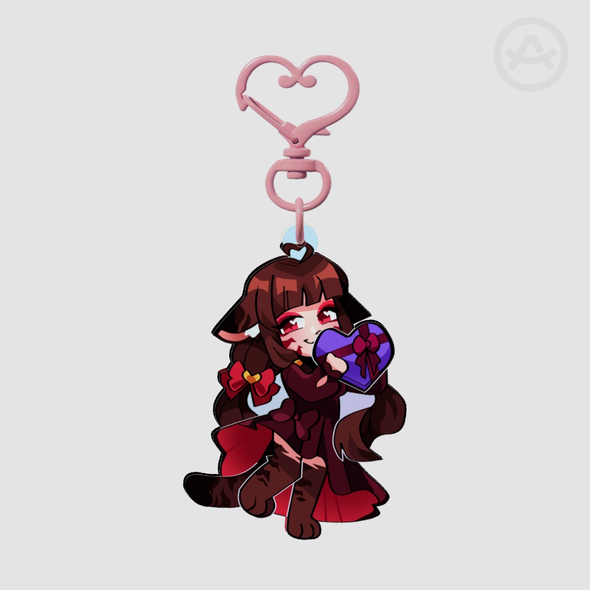 《 VALENTINES 》Kitty Comfort Acrylic Keychain