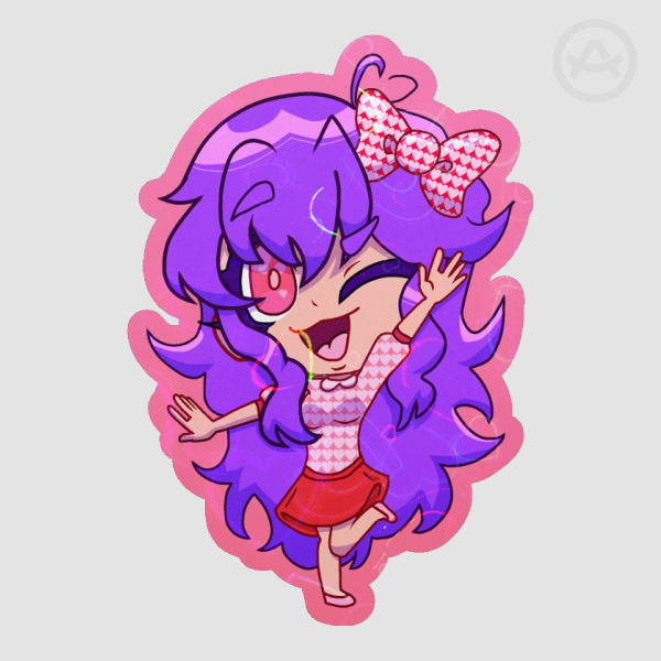 Valentines and Joy's birthday special sticker