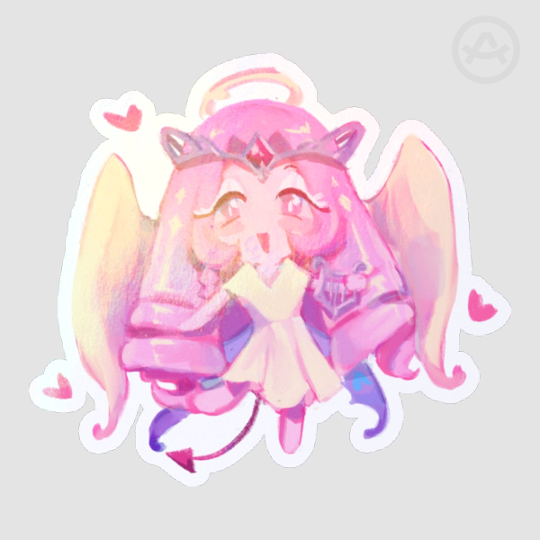 Cookie Run Kingdom Eternal Sugar Cookie Holo Die Cut Stickers