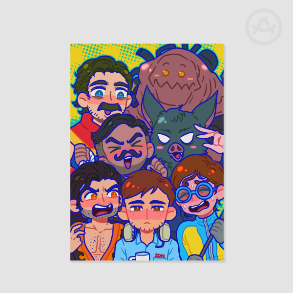 Robert & Z Team Boys Poster Print