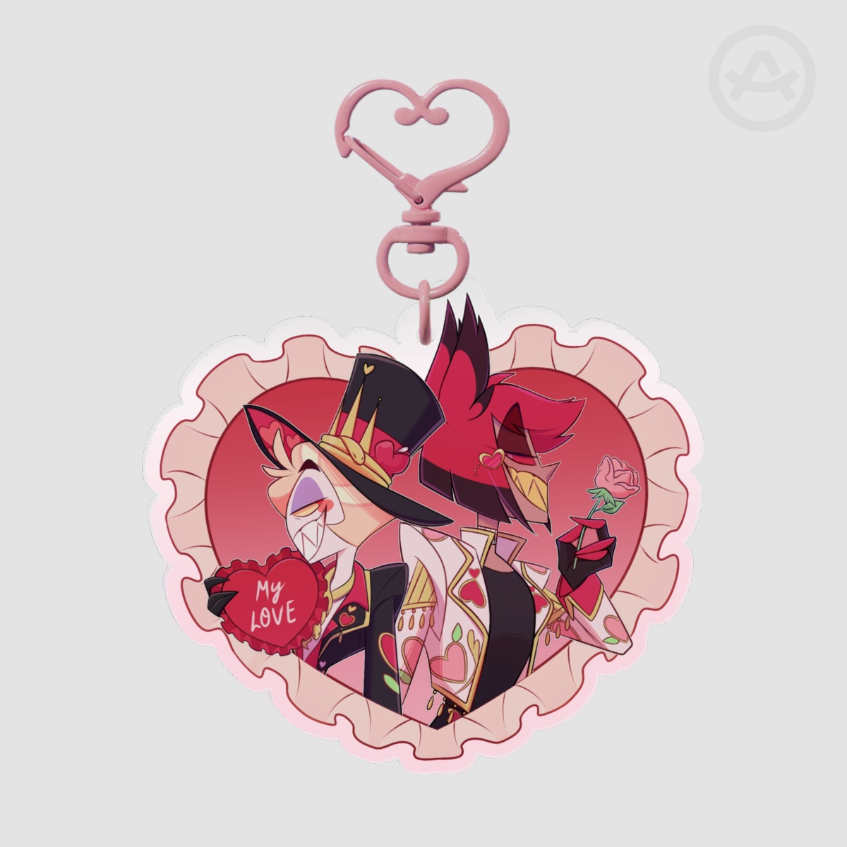 RadioApple Heart || 8cm Keychain by BlueMM - ACGGOODS