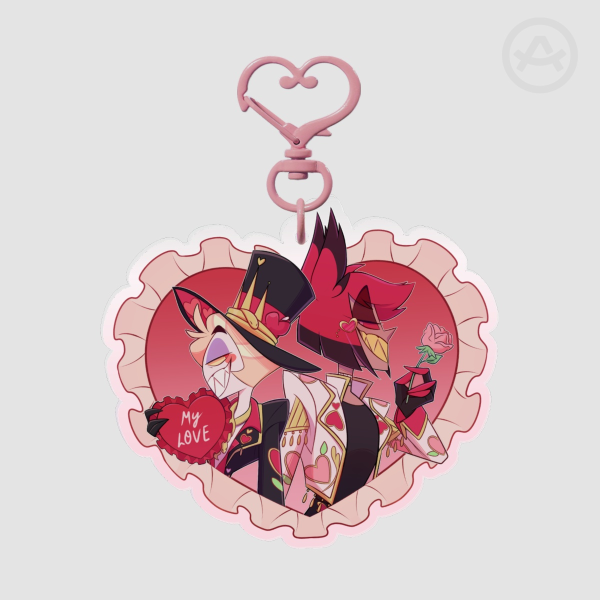 RadioApple Heart || 8cm Keychain