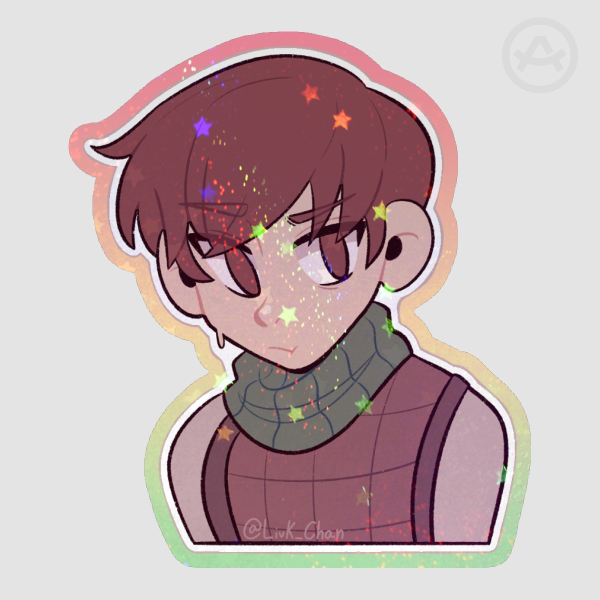 Chilchuck Colored Edge Die Cut Stickers