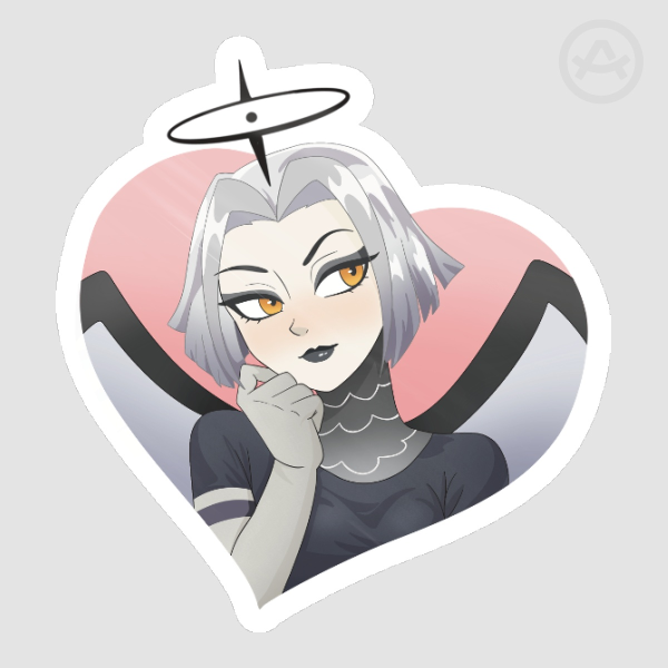 Valentine's Lute Sticker