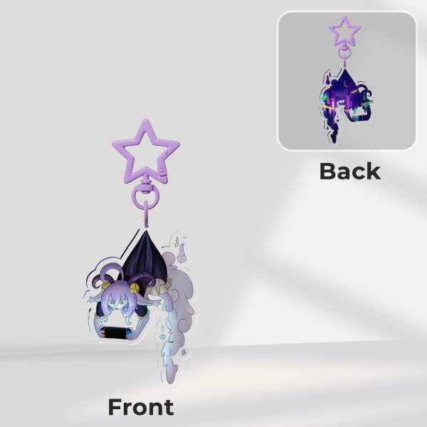 Echo || OC || Clear Acrylic Keychains