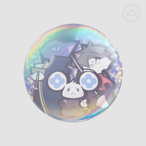 Asobaroryuu Round Badge