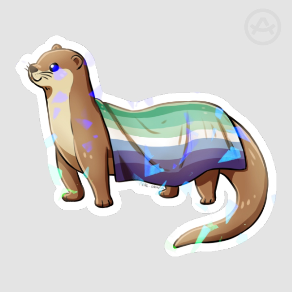 [Pride otter] Gay - Sticker
