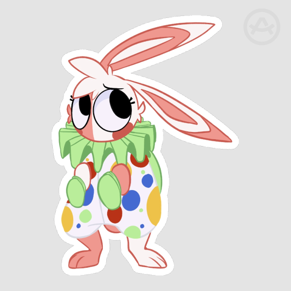 Harley (Base) Matte Die Cut Sticker