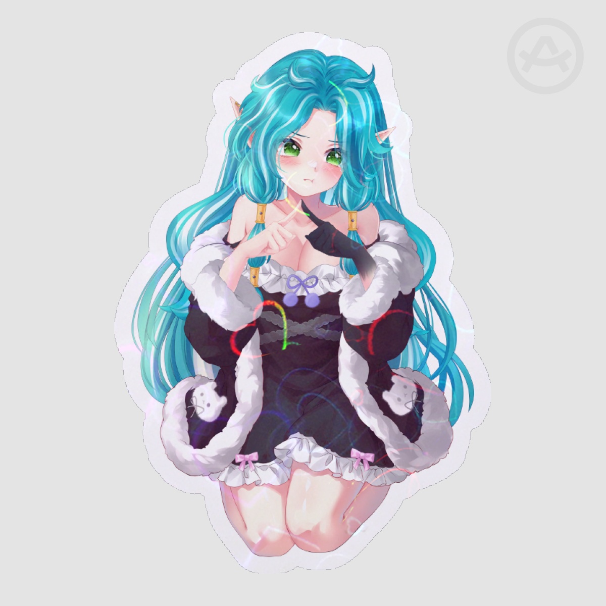 "This is embarrsing" v2 Die Cut Stickers