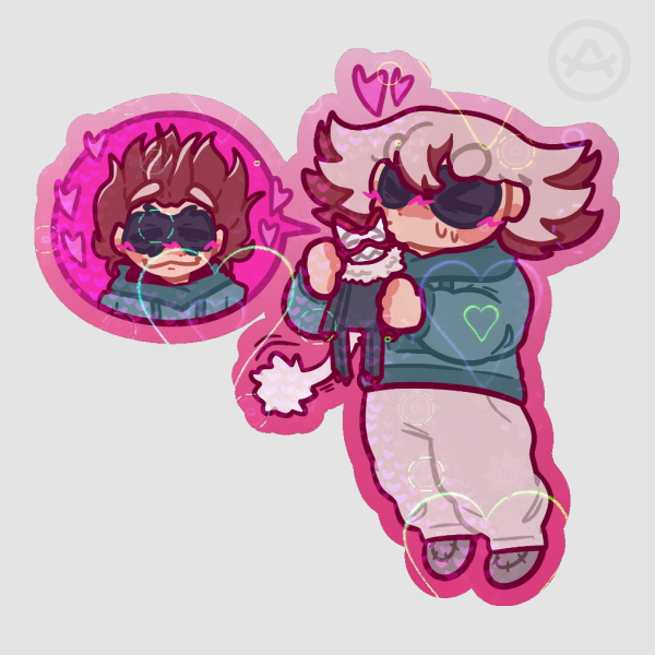 FuHii Kisses Sticker