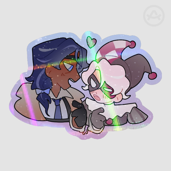 Andre x Maison cuffed together sticker