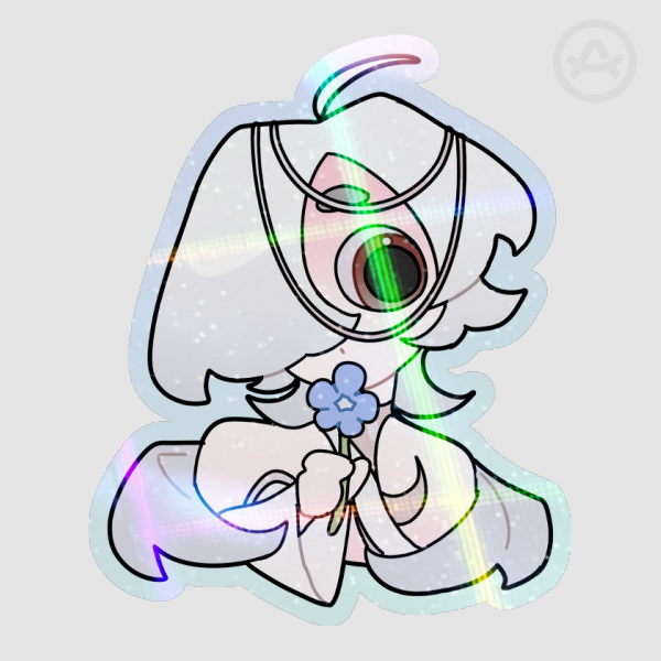 Dove with flower sticker