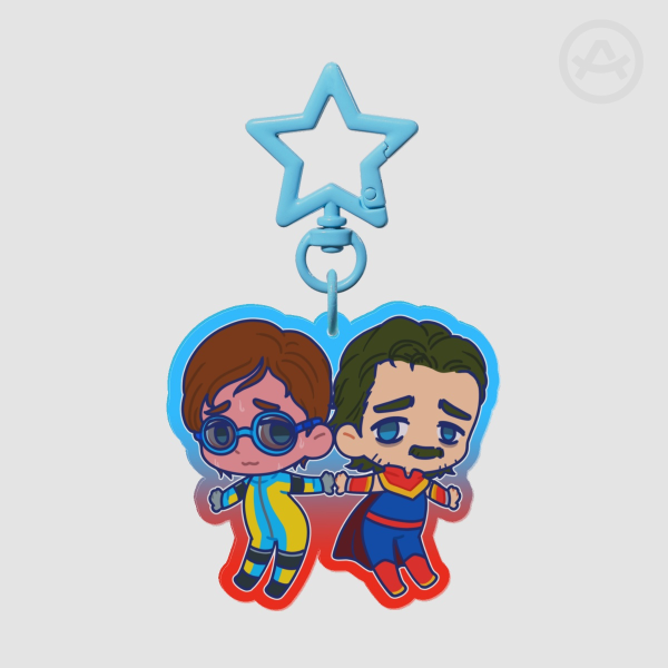 Waterboy & Phenomaman Acrylic Keychain