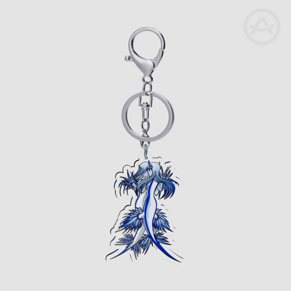 Blue Sea Dragon Girls Keychain