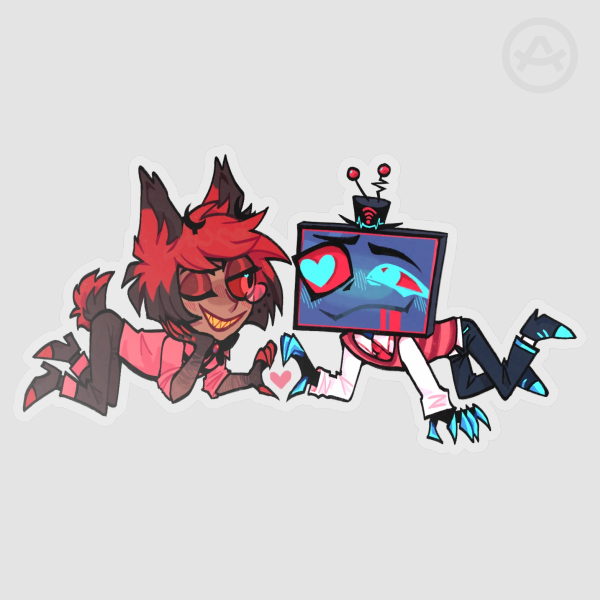 RADIOSTATIC | V-Day Clear Vinyl Sticker