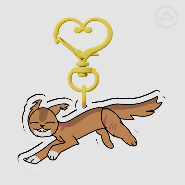 Goldenpaw keychain