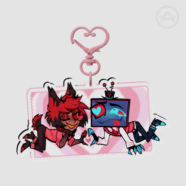 RADIOSTATIC | V-Day Acrylic Keychain