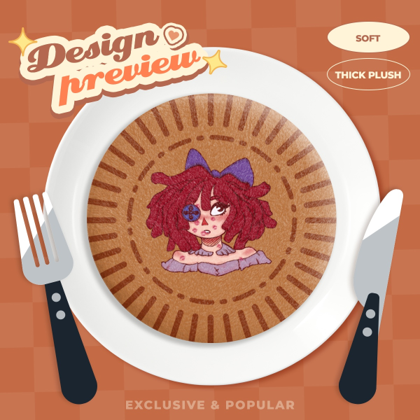 Ragatha TADC The Amazing Digital Circus Plush Badges