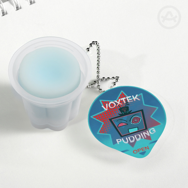 Vox Squishy Pudding Jelly Keychain