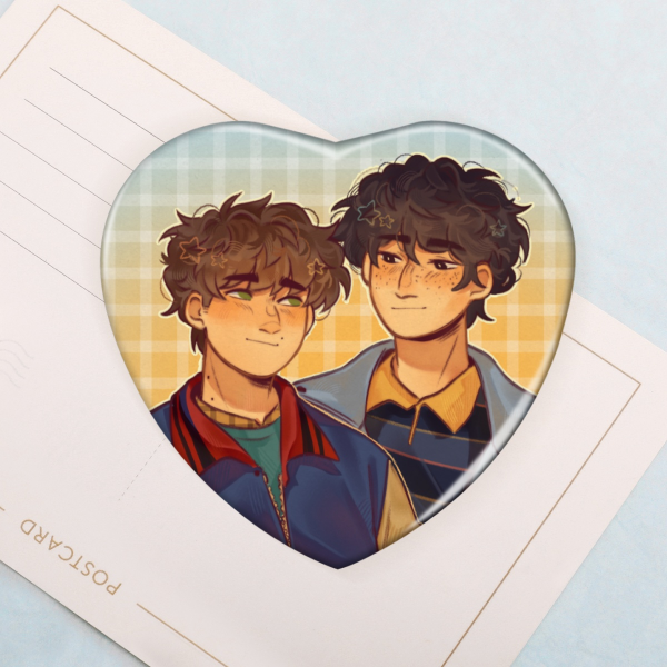 Heart Shape Byler Badges