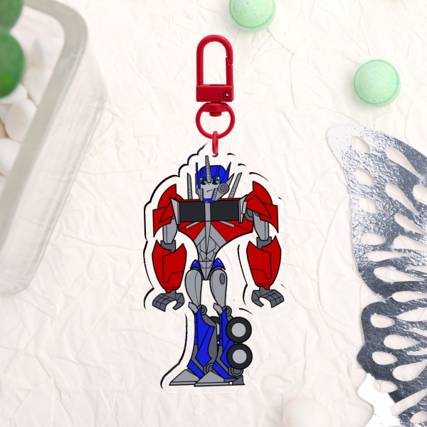 TFP Optimus Prime - Robot Drama Island - Acrylic Keychains